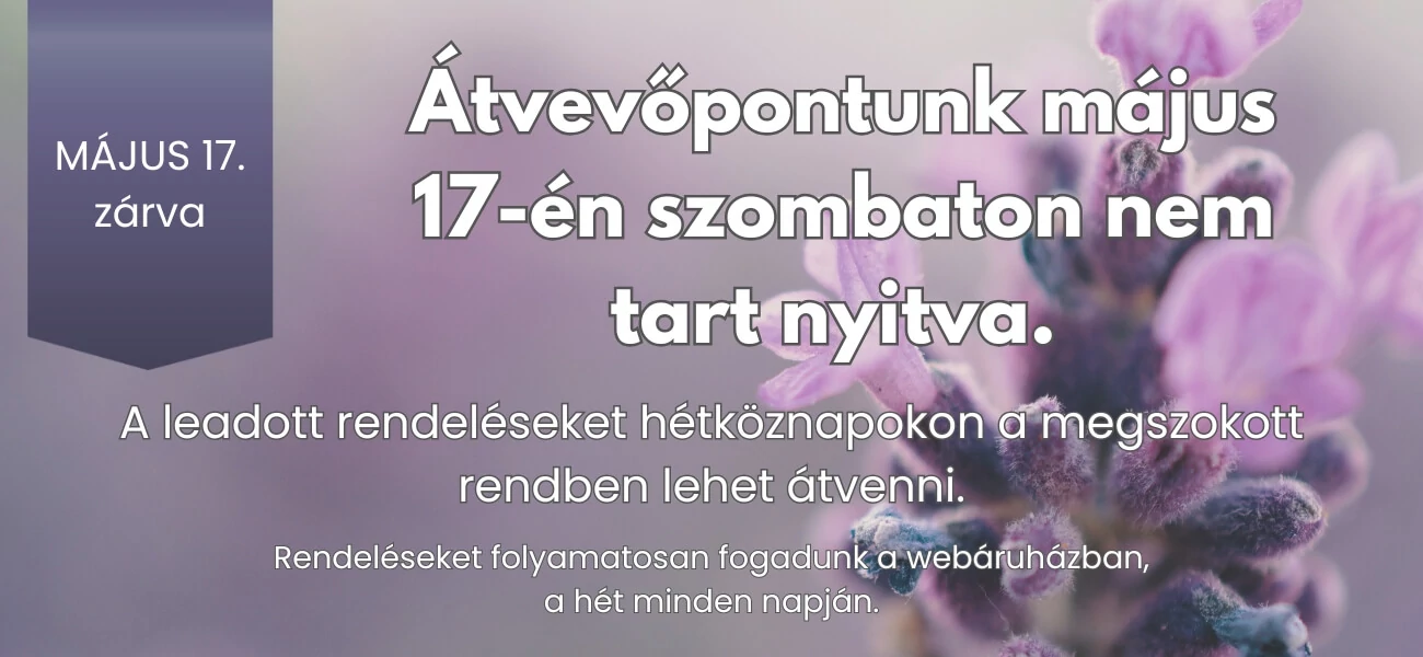 Május 17 zárva