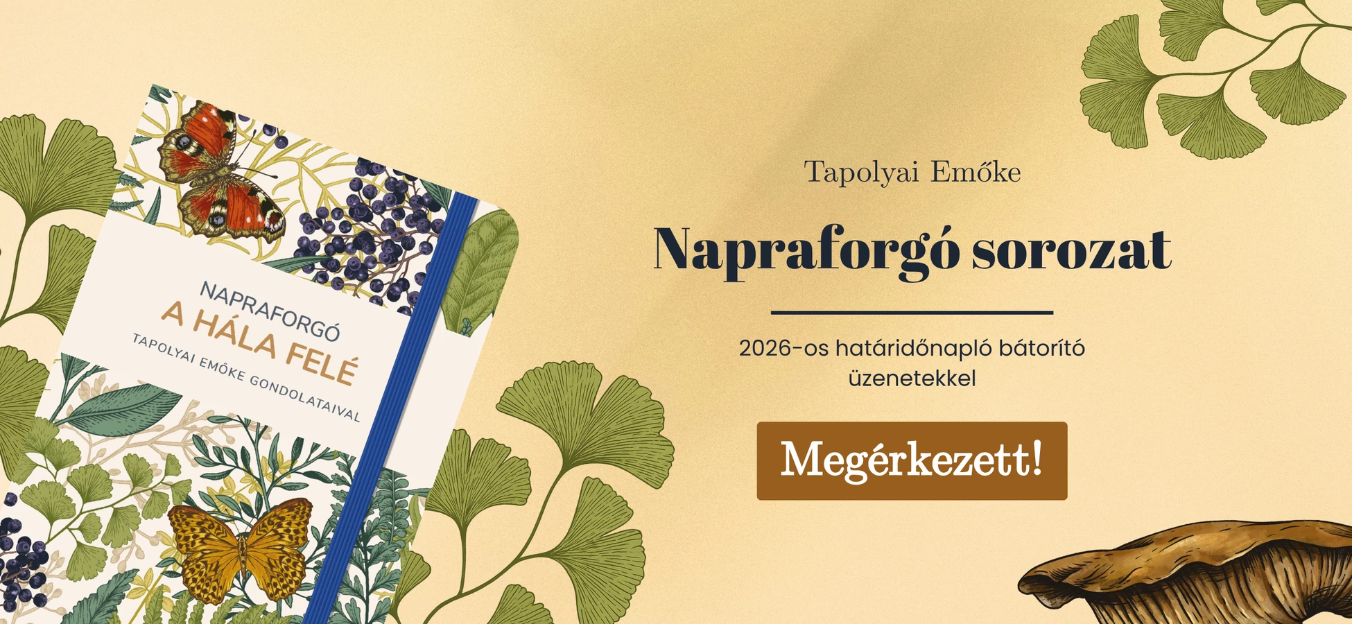 Megérkezett Tapolyai Emőke határidőnaplója!