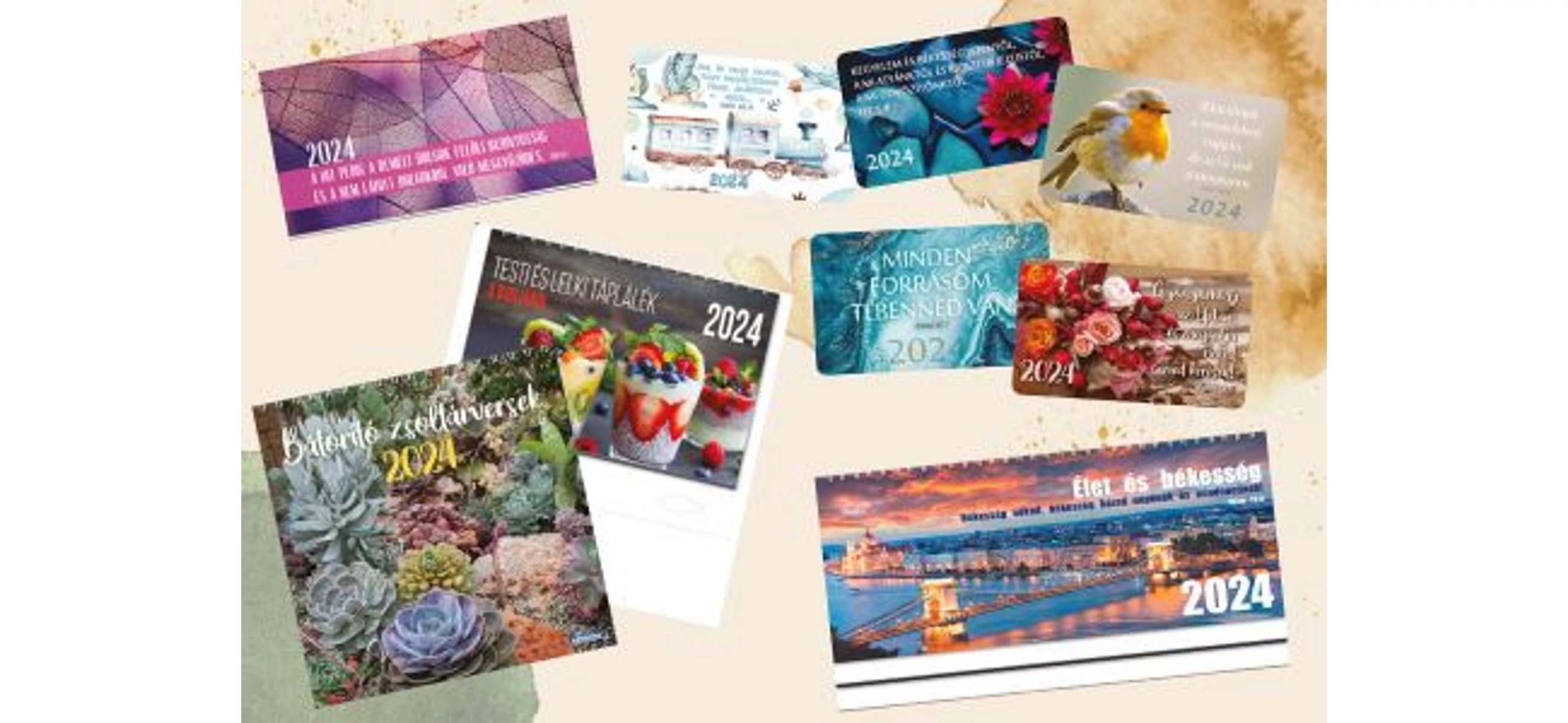 2024-es naptárak érkeztek