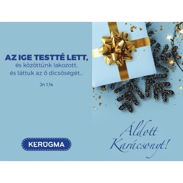 Az Ige testté lett... – Karácsonyi, kétoldalas ajándékkísérő kártya csomag