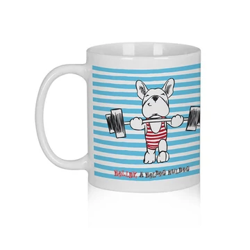 „Mindenre van erőm…” – Bolldy, a boldog bulldog – bögre