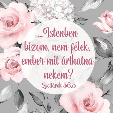 ...Istenben bízom, nem félek... – Hűtőmágnes