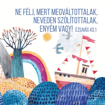 Ne félj, mert megváltottalak... – Hűtőmágnes