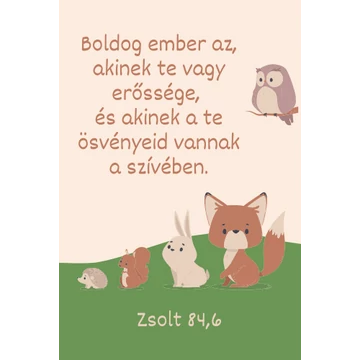 Boldog ember az, akinek te vagy erőssége – minikártya csomag (10 db)