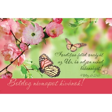 Fordítsa feléd orcáját az Úr... (névnap)  – Minikártya csomag (T31)