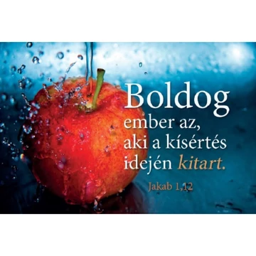 Boldog ember az, aki a kísértés idején kitart – Minikártya csomag (T45)