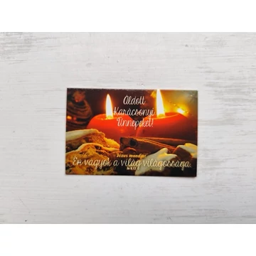 Én vagyok a világ világossága – Minikártya csomag, karácsonyi