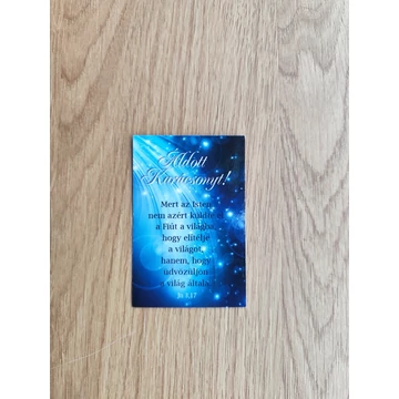 Mert az Isten nem azért... – Minikártya csomag, karácsonyi