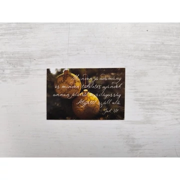 Minden jó adomány... – Minikártya csomag, karácsonyi