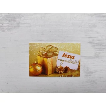 Jézus megszületett! – ajándék – Minikártya csomag, karácsonyi