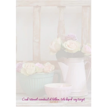 Csak Istennél csendesül el lelkem... – Jegyzettömb, nagy