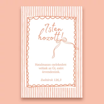 Hatalmasan cselekedett velünk az Úr – képeslap csomag (10 db) – gyermekszületés