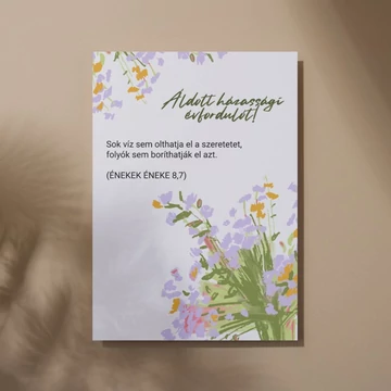 Sok víz sem olthatja el – képeslap csomag (10 db) – házassági évf.