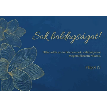 Hálát adok az én Istenemnek – képeslap csomag (10 db) – esküvő