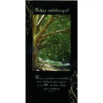 Bizony, jóságod és szereteted... (születésnap) – Borítékos képeslap