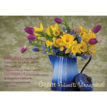 Krisztus meghalt a mi bűneinkért... – Kanna – Húsvéti képeslap csomag