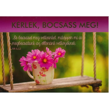 ...És bocsásd meg vétkeinket... (bocsánatkérés) – Képeslap csomag (KE-U9)