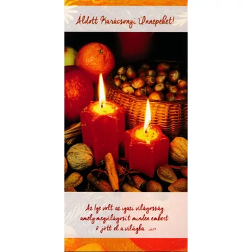 Az Ige volt az igazi világosság... – Karácsonyi borítékos képeslap