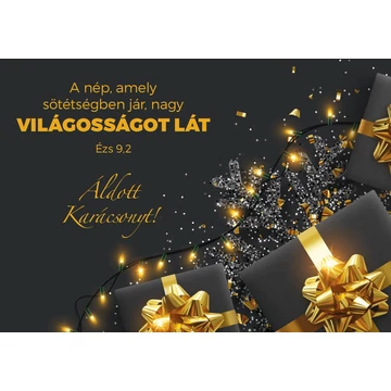 A nép, amely sötétségben jár... – Karácsonyi képeslap csomag