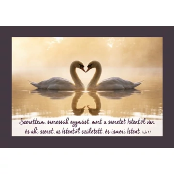 Szeretteim, szeressük egymást... – Képeslap csomag (KE-T10)