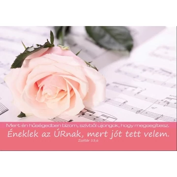 ...Éneklek az Úrnak, mert jót tett velem – Képeslap csomag (KE-T16)