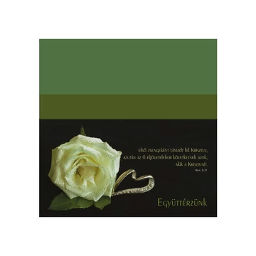 Első zsengeként támadt fel Krisztus... (részvét) – Borítékos képeslap