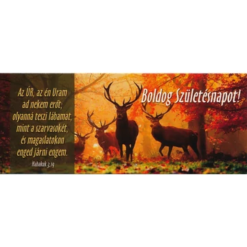 Az Úr, az én Uram ad nekem erőt... (születésnap) – Könyvjelző csomag (KJ-I15)