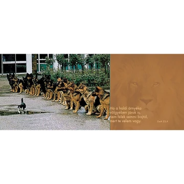 Ha a halál árnyéka völgyében járok is... – Könyvjelző csomag (KJ-J16)