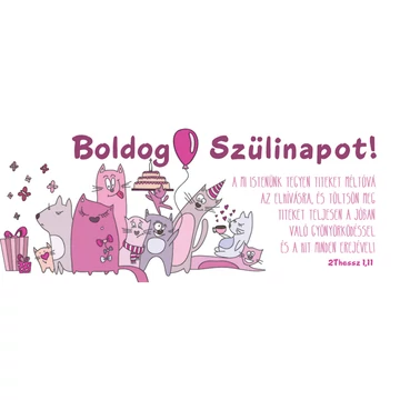 A mi Istenünk tegyen titeket méltóvá az elhívásra... (születésnap) – Könyvjelző csomag (KJ-J24)