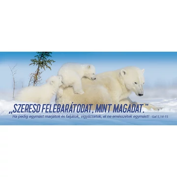 Szeresd felebarátodat, mint magadat... – Könyvjelző csomag (KJ-K10)