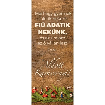 Mert egy gyermek születik nekünk... – Karácsonyi könyvjelző csomag