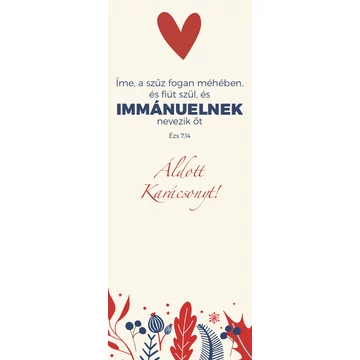 Íme, a szűz fogan méhében... – Karácsonyi könyvjelző csomag