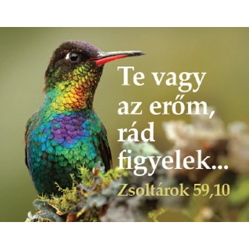 Te vagy az erőm, rád figyelek... – Kulcstartó