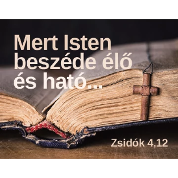 Mert Isten beszéde élő és ható... – Kulcstartó