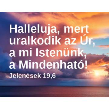 Halleluja, mert uralkodik az Úr... – Kulcstartó