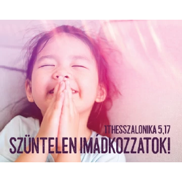 Szüntelen imádkozzatok! – Kulcstartó