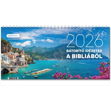 2026 Asztali naptár, nagy – Bátorító idézetek a Bibliából