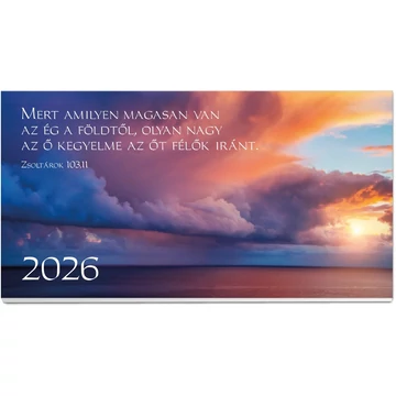 2026 Zsebnaptár – felhő