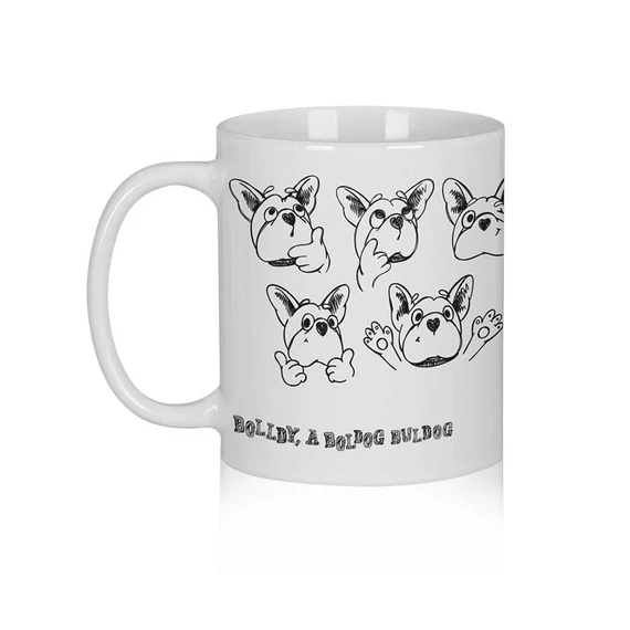 „...azokról gondolkozzatok, amik igazak…” – Bolldy, a boldog bulldog – bögre