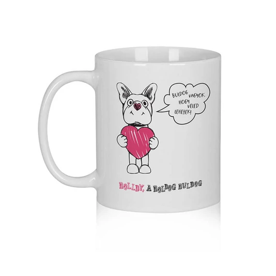 „...minden jó adomány…” – Bolldy, a boldog bulldog – bögre