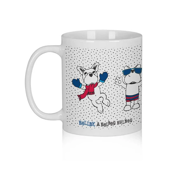 „Áldom az Urat minden időben…” – Bolldy, a boldog bulldog – bögre