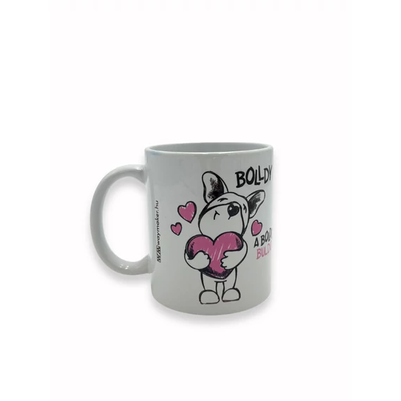 A szeretet soha nem fogy el – Bolldy, a boldog bulldog – bögre