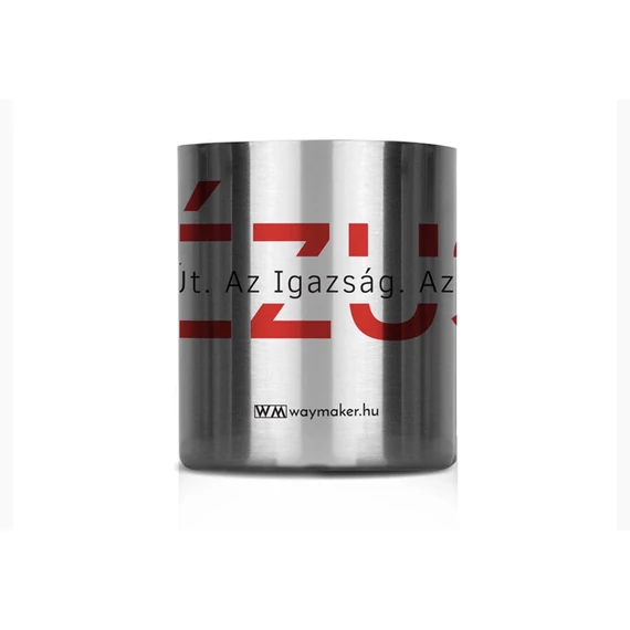 Jézus – Az út, az igazság, az élet – fémbögre (M)