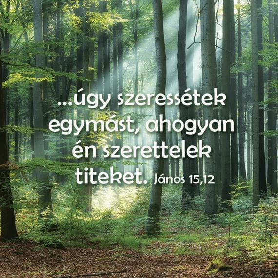 ...úgy szeressétek egymást... – Hűtőmágnes