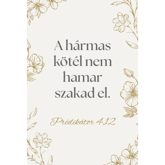 A hármas kötél – minikártya csomag (10 db)