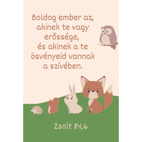 Boldog ember az, akinek te vagy erőssége – minikártya csomag (10 db)