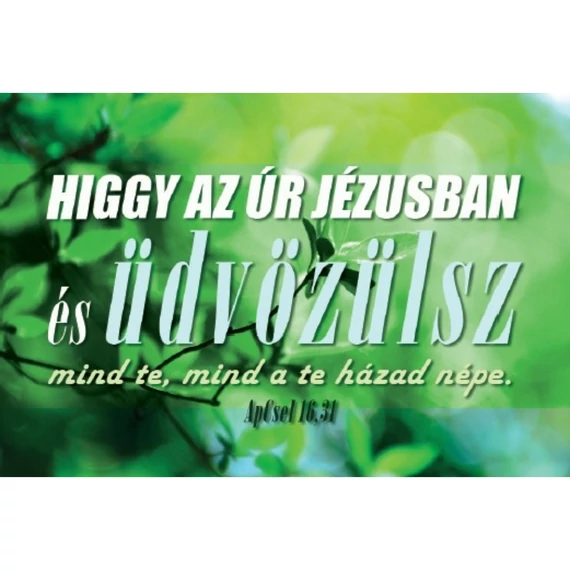 Higgy az Úr Jézusban... – Minikártya csomag (T51)