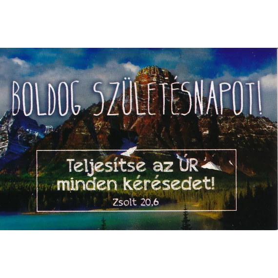 Teljesítse az Úr minden kérésedet! (születésnap) – Minikártya csomag (T89)