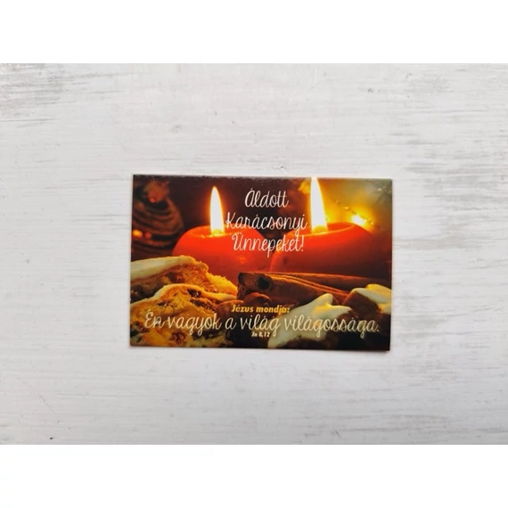 Én vagyok a világ világossága – Minikártya csomag, karácsonyi