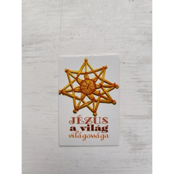 Jézus a világ világossága – Minikártya csomag, karácsonyi